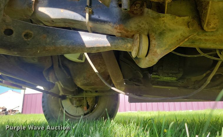 image for item KB9022 1985 Ford F350 pickup truck cab and chassis with tree spade