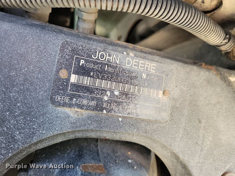 image for item KB9057 2007 John Deere 3320 MFWD tractor
