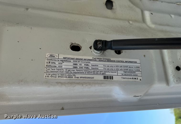 image for item LR9362 2008 Ford  F450 Super Duty fiber optic splicing truck