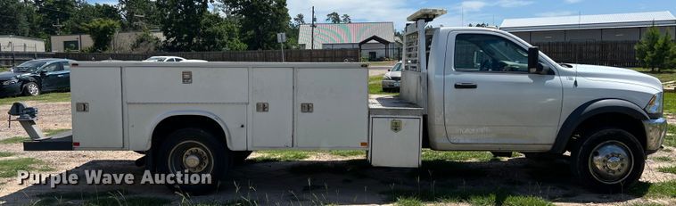 image for item LU9852 2012 Dodge Ram 4500 utility bed pickup truck