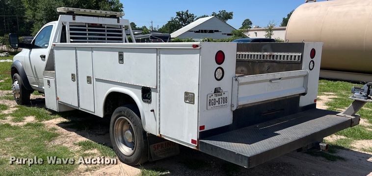 image for item LU9852 2012 Dodge Ram 4500 utility bed pickup truck