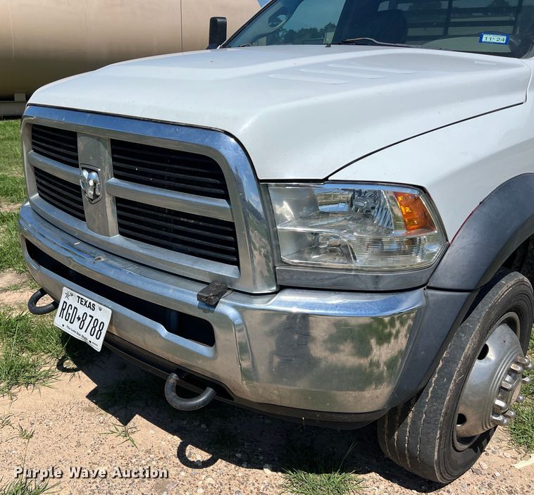 image for item LU9852 2012 Dodge Ram 4500 utility bed pickup truck