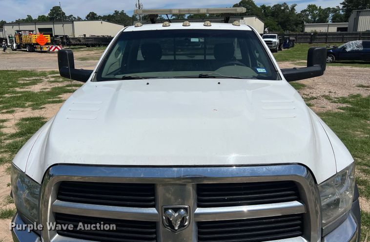 image for item LU9852 2012 Dodge Ram 4500 utility bed pickup truck