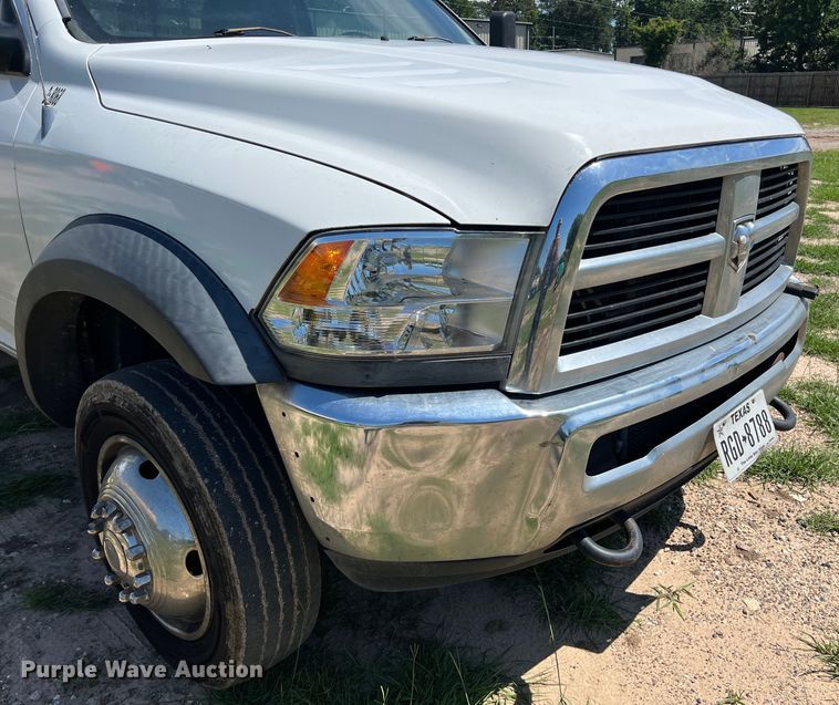 image for item LU9852 2012 Dodge Ram 4500 utility bed pickup truck