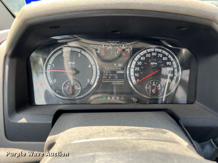 image for item LU9852 2012 Dodge Ram 4500 utility bed pickup truck