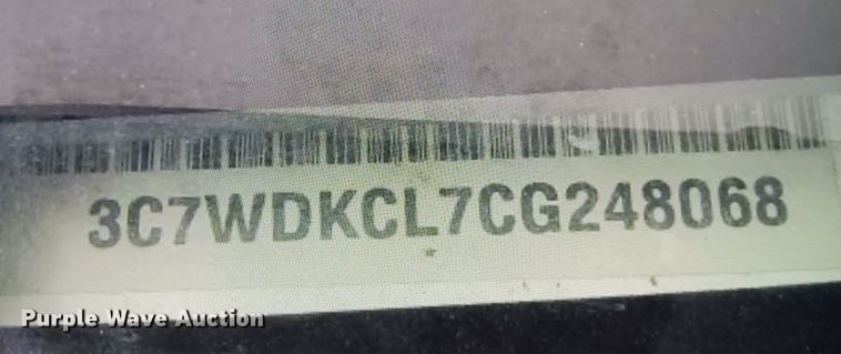 image for item LU9852 2012 Dodge Ram 4500 utility bed pickup truck