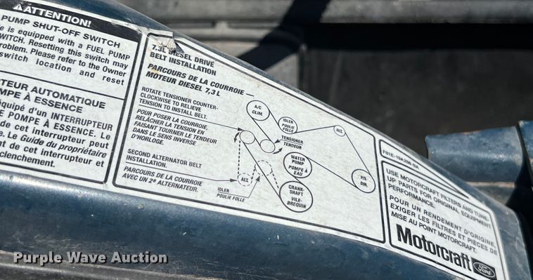 image for item LU9855 2000 Ford F-250 Super Duty Lariat Crew Cab pickup truck