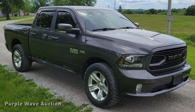 image for item MJ9438 2018 Dodge Ram 1500 Crew Cab pickup truck