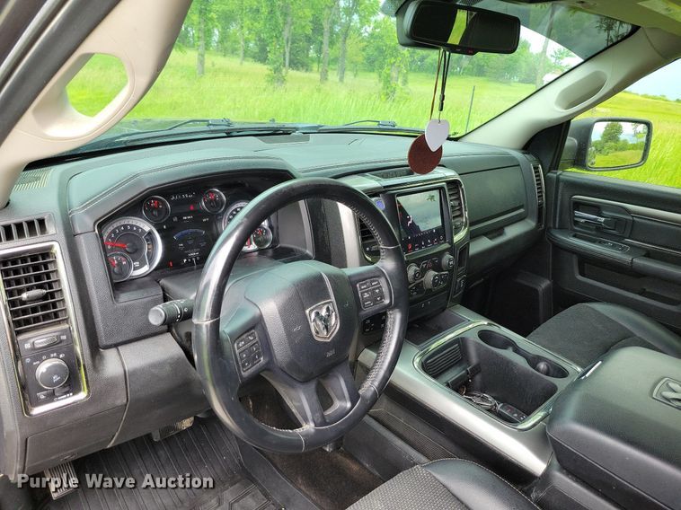 image for item MJ9438 2018 Dodge Ram 1500 Crew Cab pickup truck