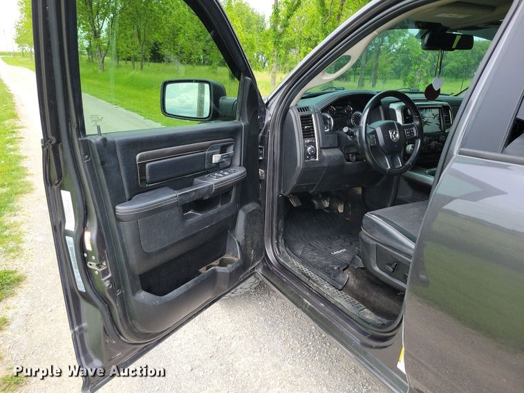 image for item MJ9438 2018 Dodge Ram 1500 Crew Cab pickup truck