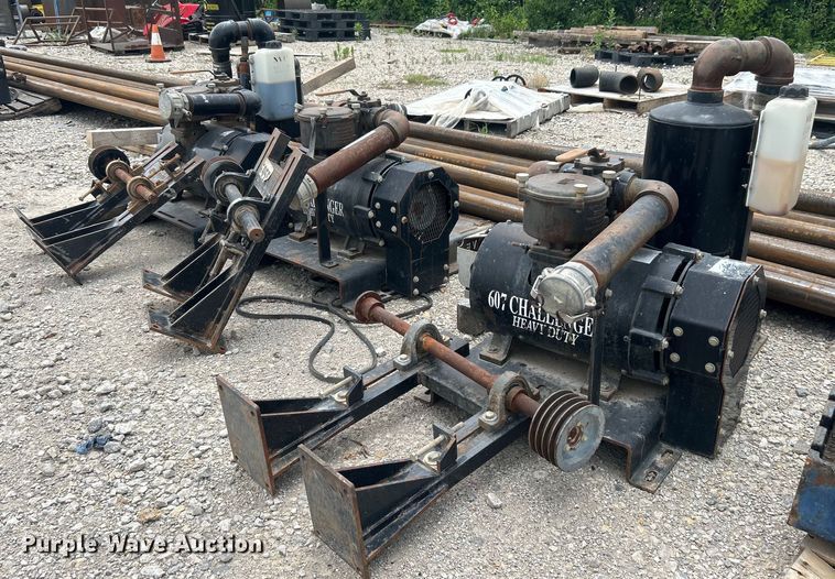 image for item NB9410 (3) Challenger 100-607-FS 607 Heavy Duty vacuum pumps