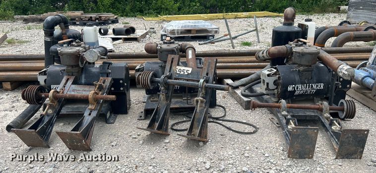 image for item NB9410 (3) Challenger 100-607-FS 607 Heavy Duty vacuum pumps