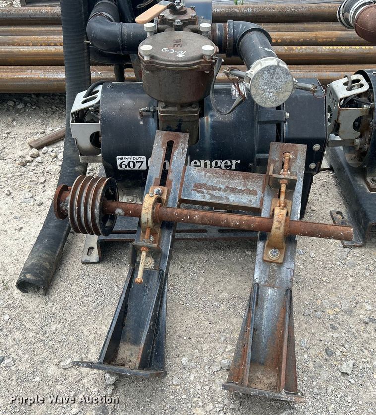 (3) Challenger 100607FS 607 Heavy Duty vacuum pumps in Tulsa, OK