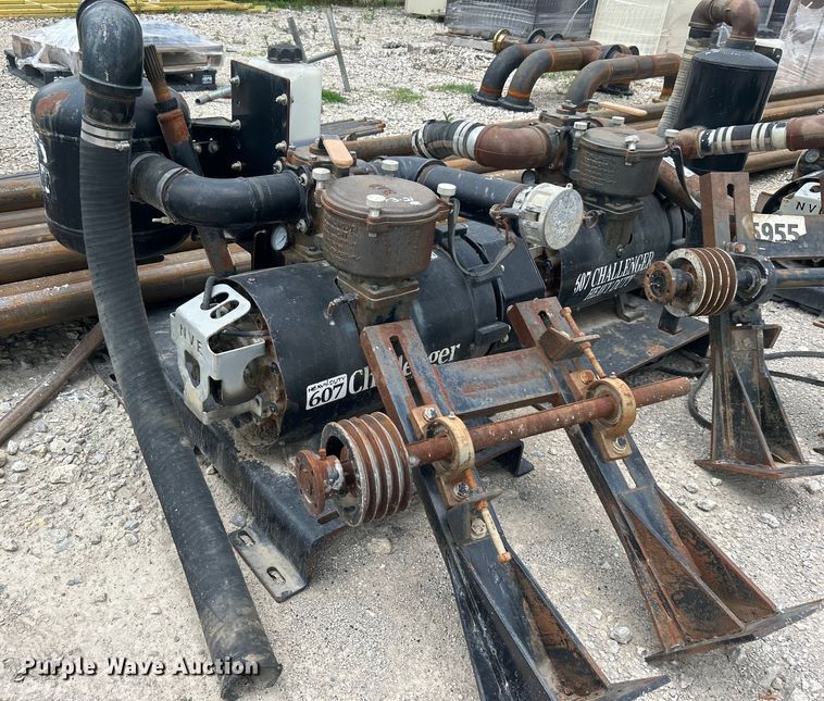 image for item NB9410 (3) Challenger 100-607-FS 607 Heavy Duty vacuum pumps