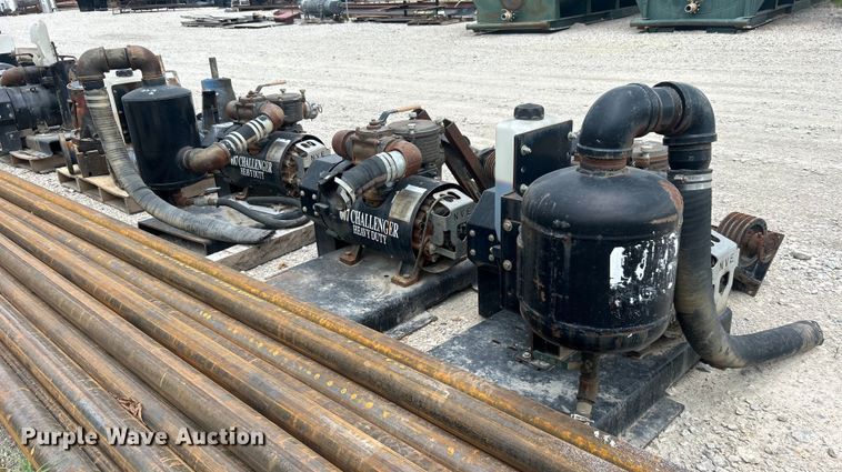 image for item NB9410 (3) Challenger 100-607-FS 607 Heavy Duty vacuum pumps