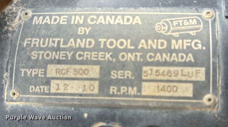 image for item NB9411 (3) Fruitland RCF500 vacuum pumps