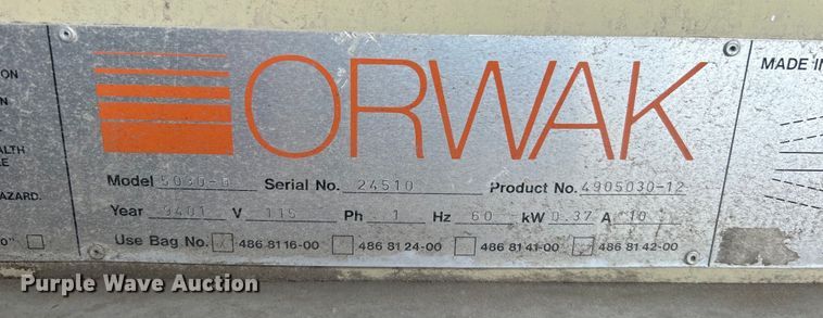 image for item NB9414 (4) Orwak 5030-B refuse compactors