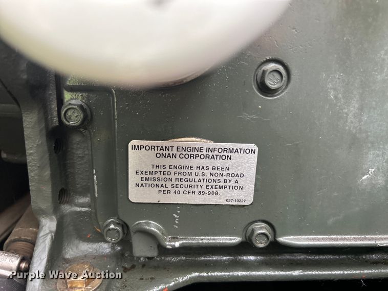 image for item NB9421 2007 Otan MEP-803A generator