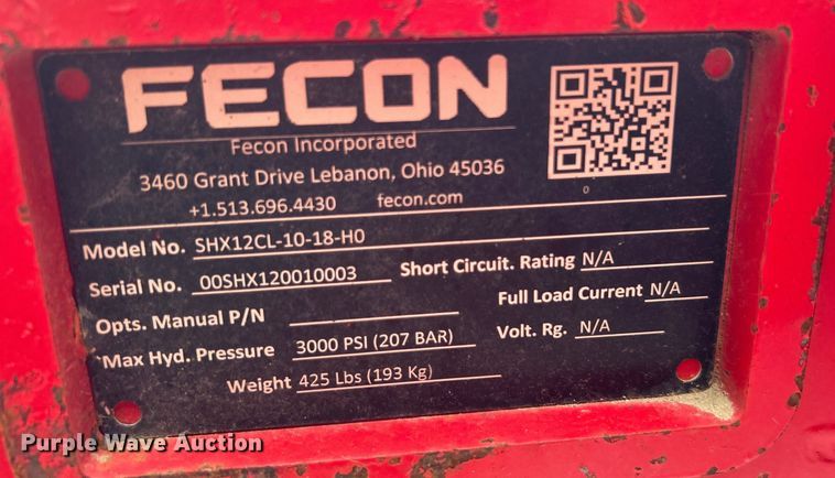 image for item NB9422 Fecon SHX22CL-10-18-HO compact utility loader stump grinder