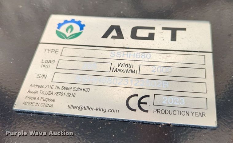 image for item NG9772 2023 Agrotk SSHH680 skid steer breaker