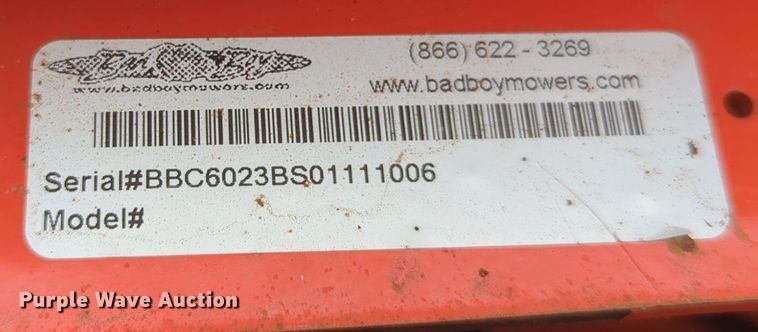image for item NG9865 Bad Boy Pro Series Z ZTR lawn mower