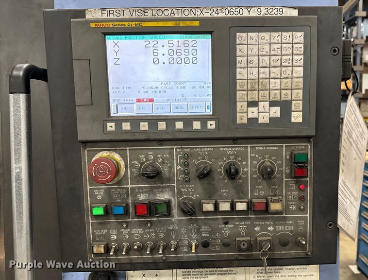 image for item NL9807 2007 Doosan MV3016LD vertical machining center