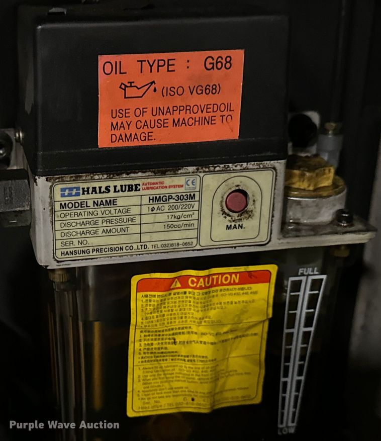 image for item NL9807 2007 Doosan MV3016LD vertical machining center