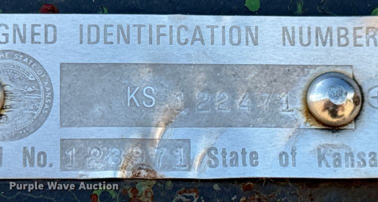 image for item NL9846 2006 Shop Built equipment trailer