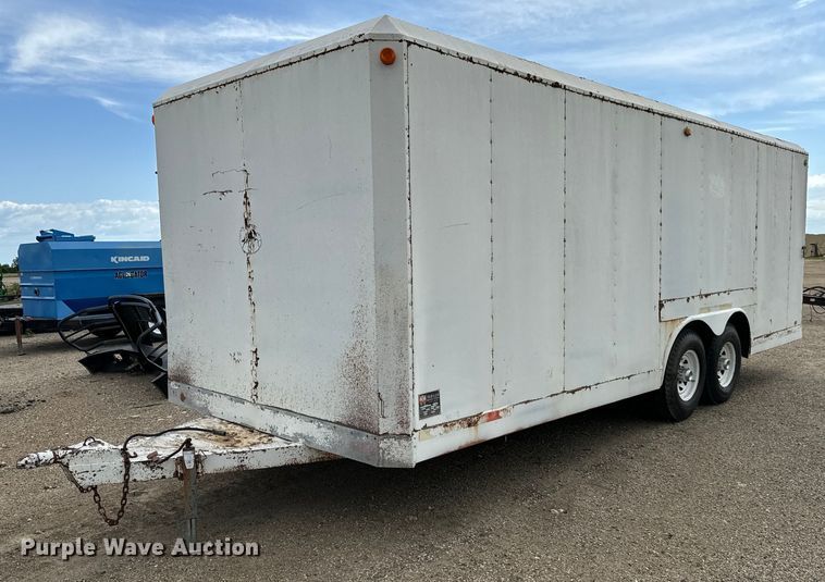 image for item NL9849 1989 W-W enclosed cargo trailer