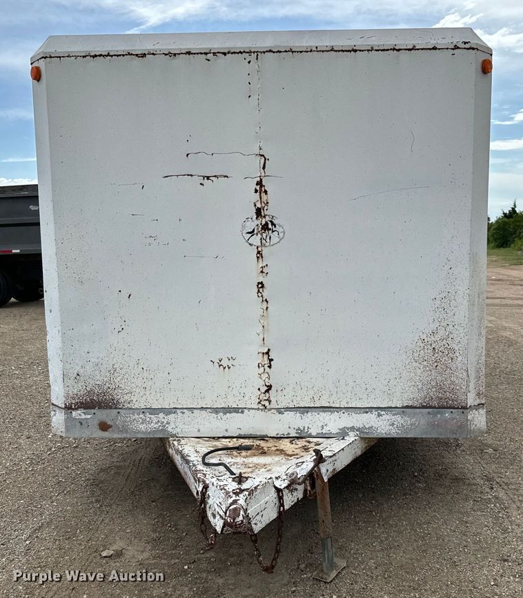 image for item NL9849 1989 W-W enclosed cargo trailer