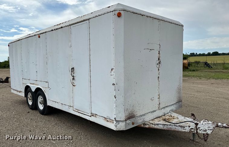 image for item NL9849 1989 W-W enclosed cargo trailer