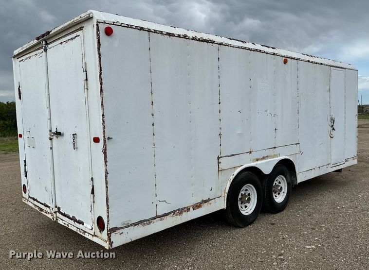 image for item NL9849 1989 W-W enclosed cargo trailer