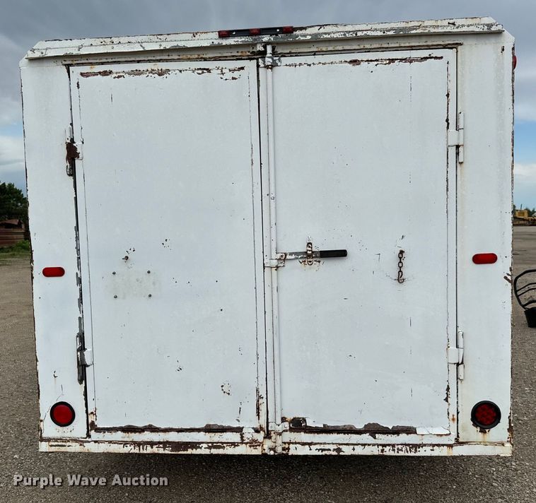 image for item NL9849 1989 W-W enclosed cargo trailer