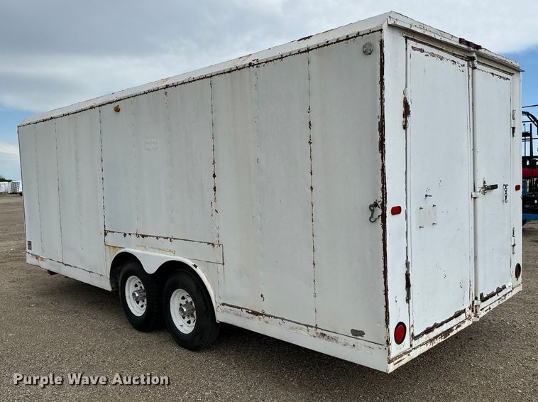 image for item NL9849 1989 W-W enclosed cargo trailer