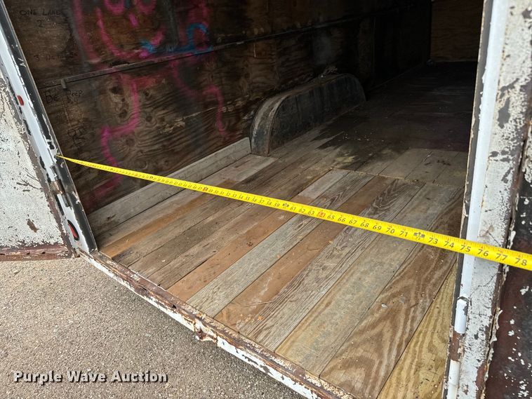 image for item NL9849 1989 W-W enclosed cargo trailer