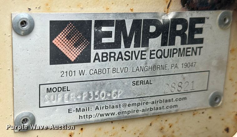 image for item NL9851 Empire Super-P350-6P abrasive blaster