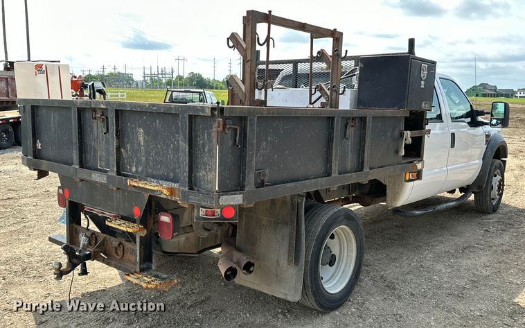 image for item NR9952 2010 Ford  F450 Super Duty Crew Cab flatbed truck