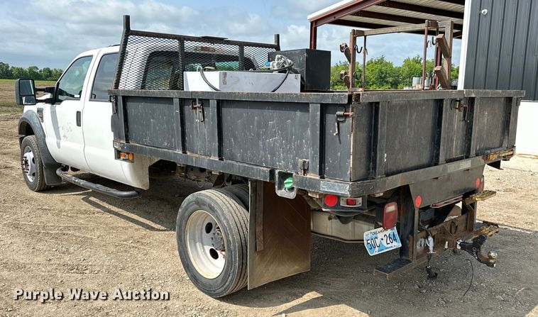 image for item NR9952 2010 Ford  F450 Super Duty Crew Cab flatbed truck