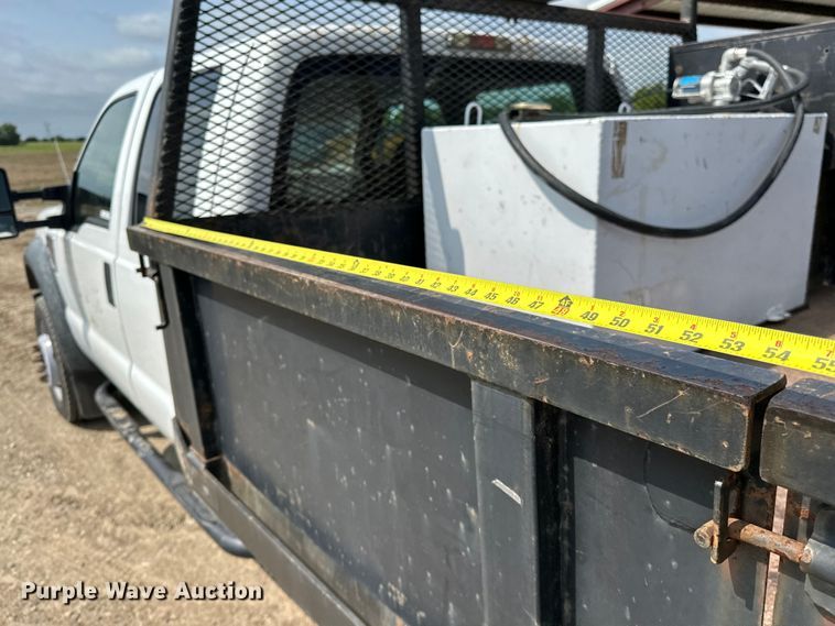 image for item NR9952 2010 Ford  F450 Super Duty Crew Cab flatbed truck