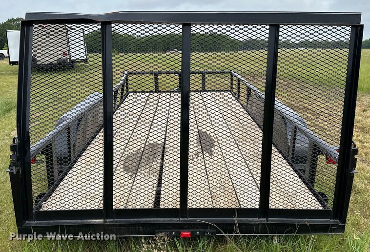 image for item NR9969 2024 Rocky Ridge  BPTA7714PBKNBSG utility trailer