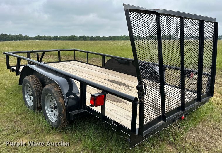 image for item NR9969 2024 Rocky Ridge  BPTA7714PBKNBSG utility trailer