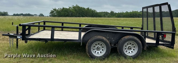 image for item NR9969 2024 Rocky Ridge  BPTA7714PBKNBSG utility trailer