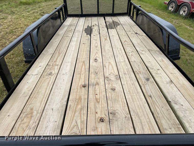 image for item NR9969 2024 Rocky Ridge  BPTA7714PBKNBSG utility trailer