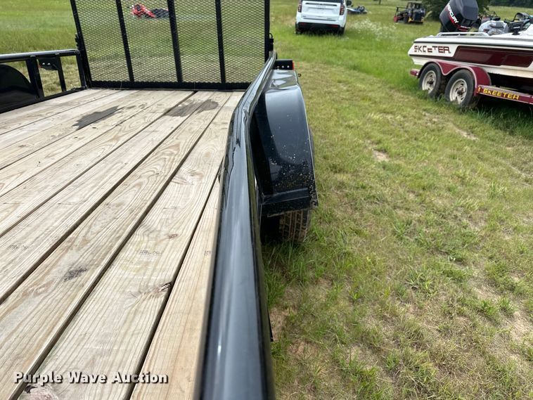 image for item NR9969 2024 Rocky Ridge  BPTA7714PBKNBSG utility trailer