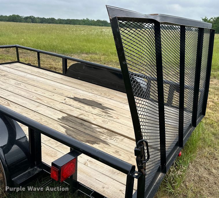 image for item NR9969 2024 Rocky Ridge  BPTA7714PBKNBSG utility trailer