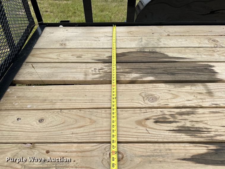 image for item NR9969 2024 Rocky Ridge  BPTA7714PBKNBSG utility trailer