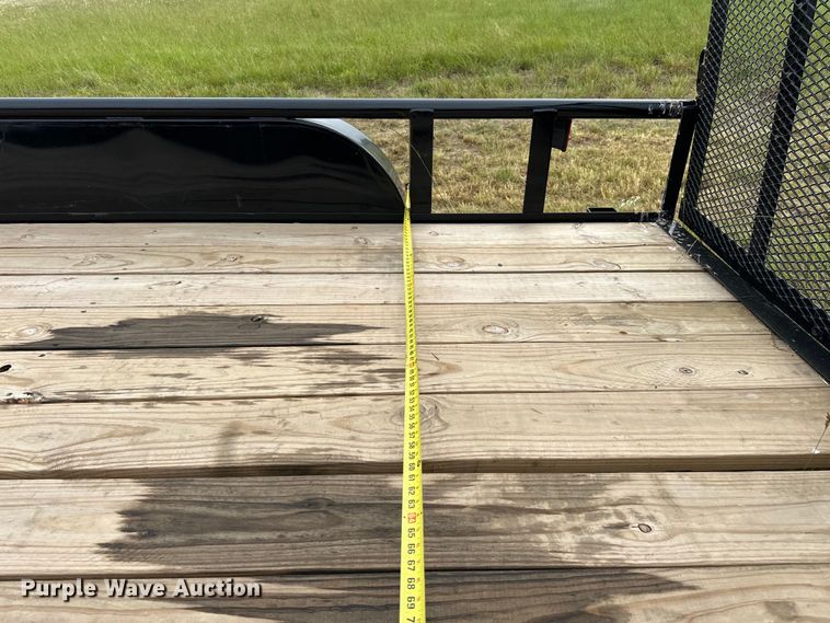 image for item NR9969 2024 Rocky Ridge  BPTA7714PBKNBSG utility trailer