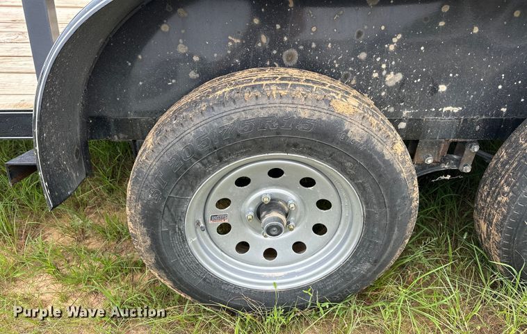 image for item NR9969 2024 Rocky Ridge  BPTA7714PBKNBSG utility trailer