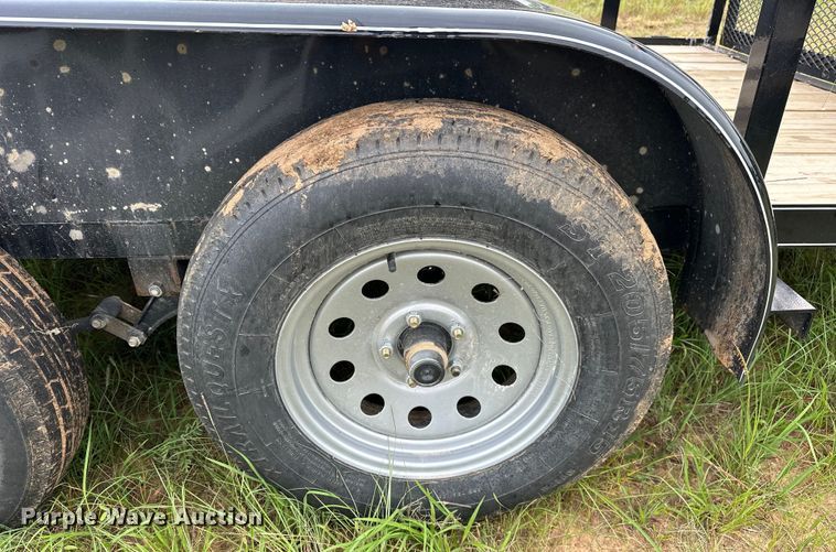 image for item NR9969 2024 Rocky Ridge  BPTA7714PBKNBSG utility trailer