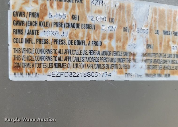 image for item NZ9823 2008 K-Z Durango  camper